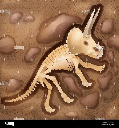 Dinasaur skeleton Stock Vector Images - Alamy