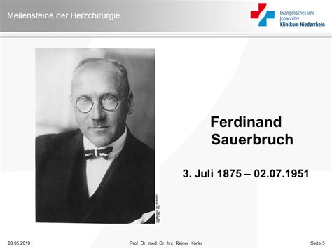„Herzchirurgie“ vorgetragen von Prof. Dr. R. Körfer, Duisburg ...