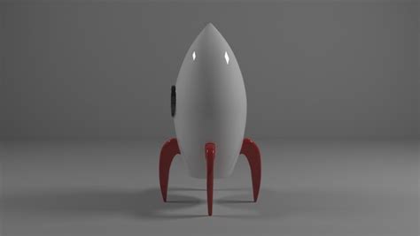 Rocket ship 3D model - TurboSquid 1669566