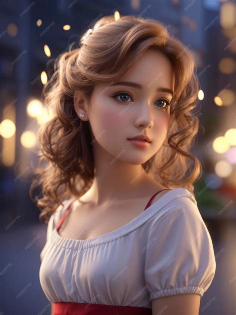 Premium AI Image | sweet girl