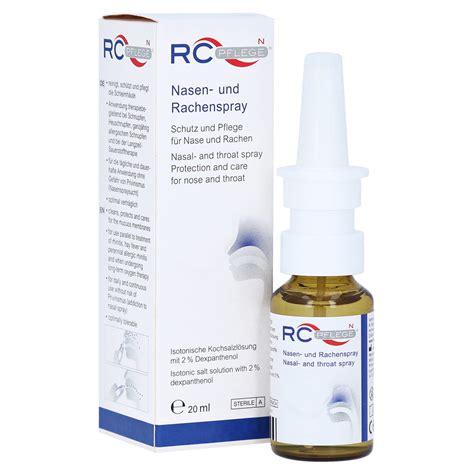Erfahrungen zu RC Pflege N Nasen- und Rachenspray 20 Milliliter ...