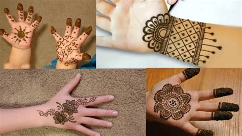 Easy Mehndi Designs For Kids in 2024