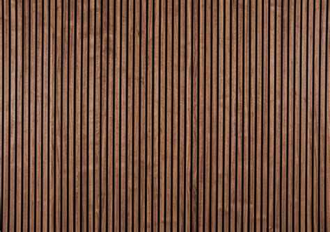 fluted walnut stacked wood walls