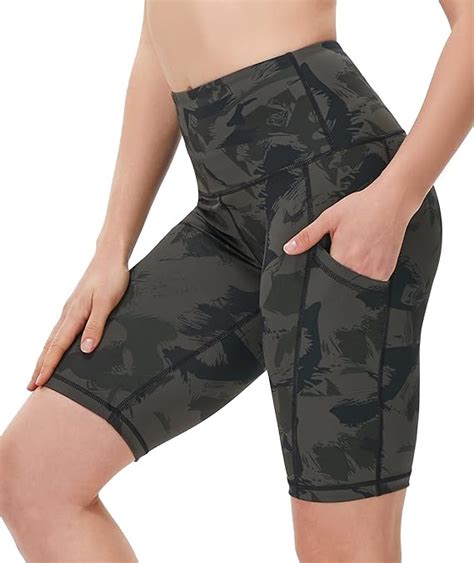 TYUIO Biker Shorts for Women Tummy Control Gym Yoga Running Workout ...