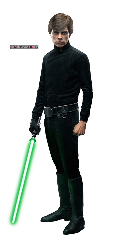 standing return luke skywalker anakin jedi gentleman transparent hq png