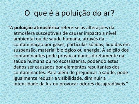 Poluição do ar