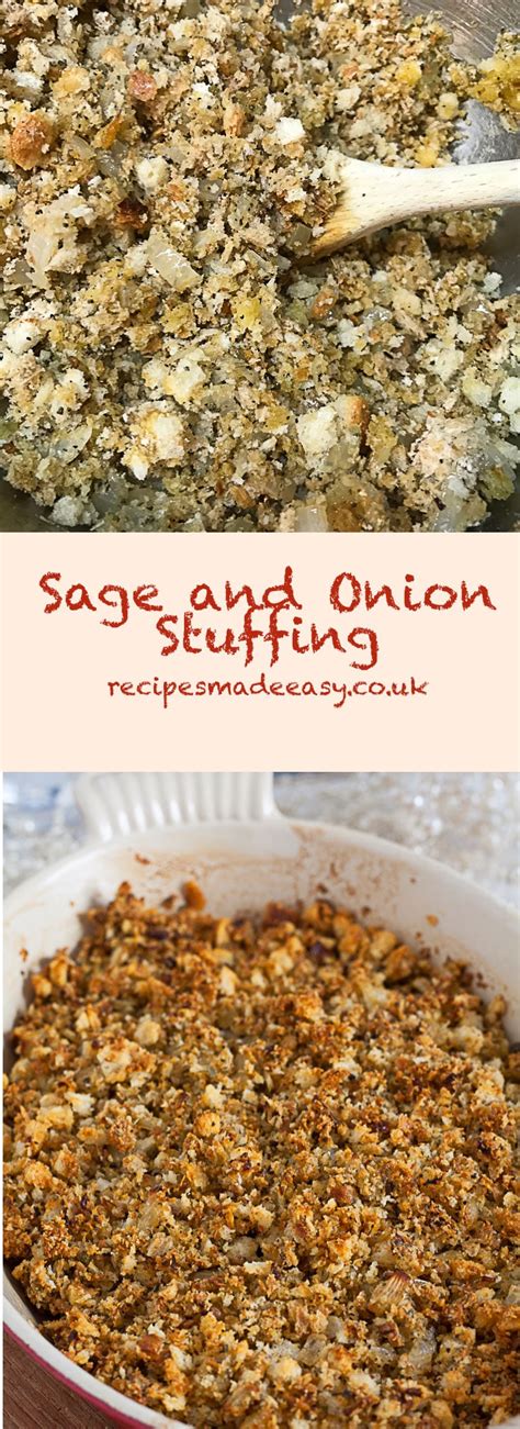 Sage and Onion Stuffing | Recipes Made Easy