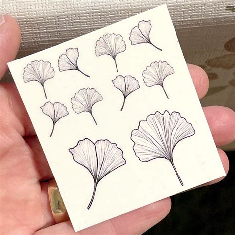 ginkgo leaves tattoo 2