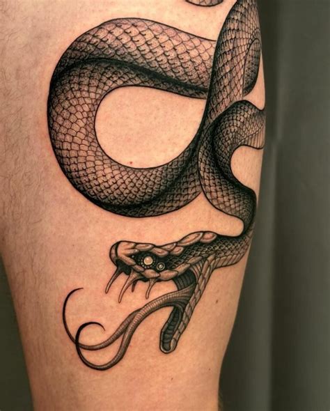 Unraveling The Best Leg Tattoo Ideas With Snakes