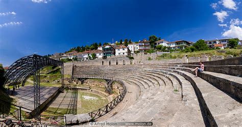Photo of Ancient theatre. Ohrid, Macedonia