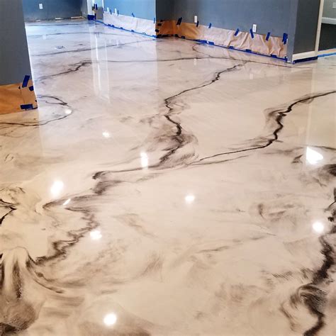 Metallic epoxy floor – Artofit