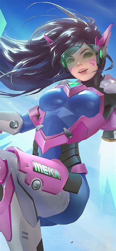 1242x2688 Resolution D.Va Overwatch Game Iphone XS MAX Wallpaper