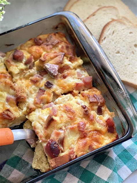 Ham Egg and Cheese Breakfast Casserole