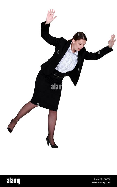 Woman Slipping Stock Photos & Woman Slipping Stock Images - Alamy