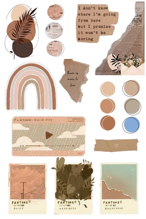 Printable Aesthetic Stickers - Printable Words Worksheets