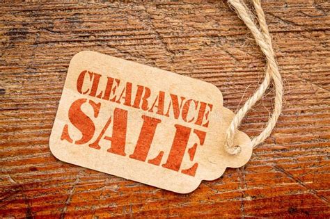 SALE / **CLEARANCE**