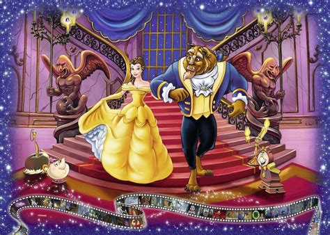 Puzzle Disney: Die Schöne und das Biest Ravensburger-00320 1000 Teile 