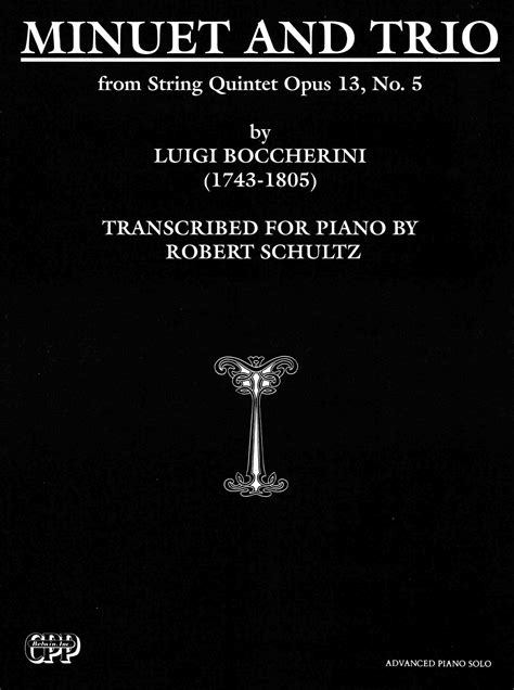 Minuet and Trio | Schultz Music Publications