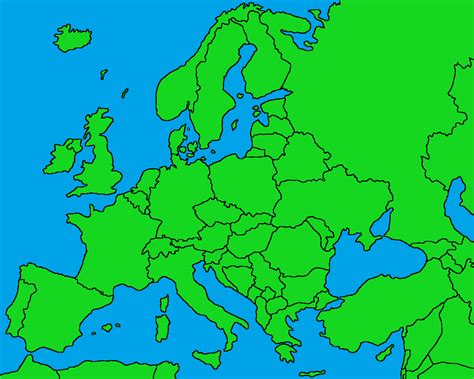 Blank Map of Europe for Mappers... : r/MapPorn