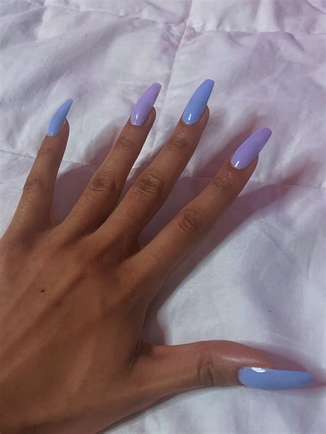 Best 23+ purple and blue nails you must try this year