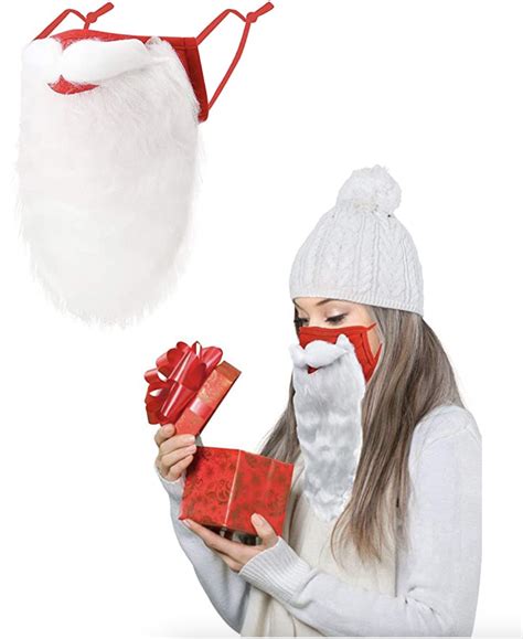 A Jolly Santa Claus Beard Face Mask