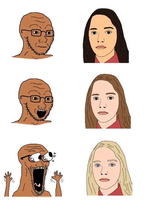 I f------ LOVE white women! | Soy Boy Face / Soyjak | Know Your Meme
