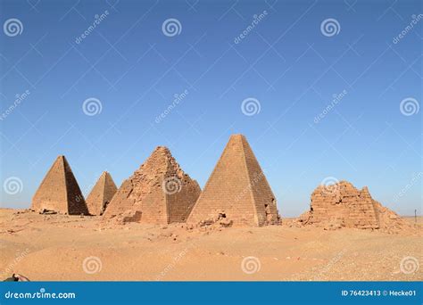 The Pyramids of Jebel Barkal in Sudan Stock Image - Image of sudan ...