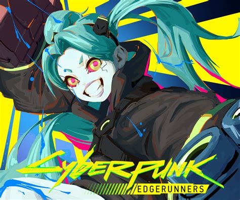 Download Cyberpunk Edgerunners Rebecca Artwork Wallpaper | Wallpapers.com