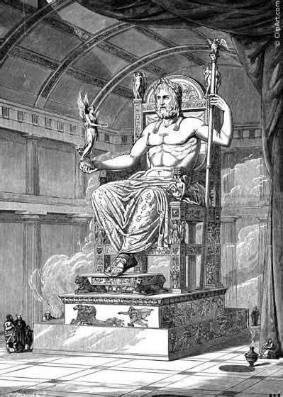 Estátua de Zeus em Olímpia - Ocultopédia - A Enciclopédia do Ocultismo
