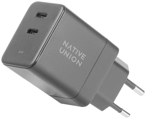 Сетевое зарядное устройство Native Union FAST USB-C GAN PD 35Вт ...