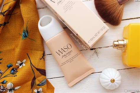 Крем для лица Shiseido Waso Смарт-крем: увлажнение и ровный тон SPF30 ...