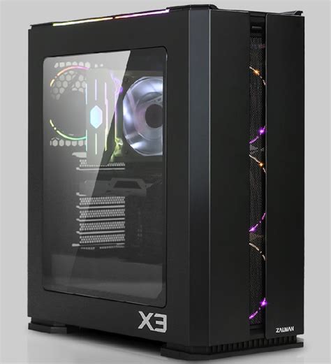 Корпус Zalman X3 для игрового ПК вышел в белом и чёрном вариантах