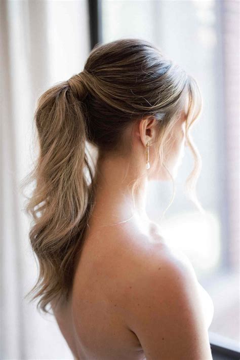 side ponytail hairstyles  weddings