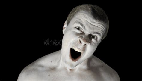 Angry face stock image. Image of dramatic, natural, model - 24596691