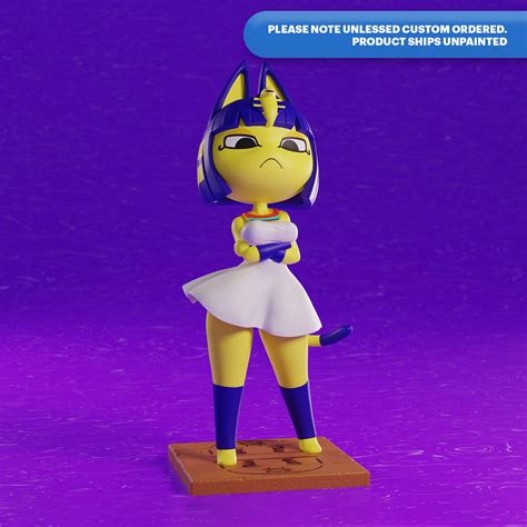 Ankha Zone Dancing Cat Animal Crossing 3D Printed Solid - Etsy Hong Kong