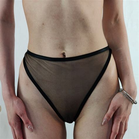 Erotic Panties See Through Panties Transparent Black - Etsy Australia