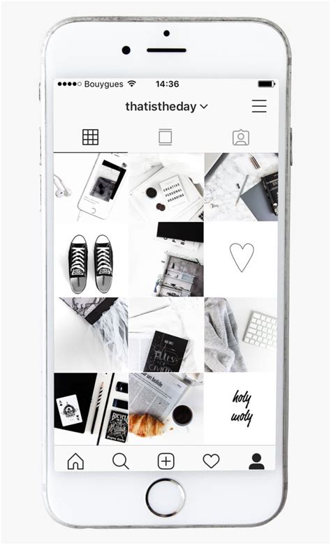 Instagram Feed Mockup - Mockup Feed Instagram Png, Transparent Png ...