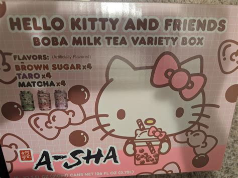 Hello Kitty Boba Milk Tea Variety Pack - bought in Washington : r/Costco