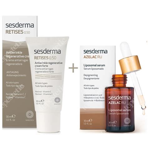 Sesderma Retises 0,5% + Azelac RU Liposomal Serum ZESTAW Regenerujący ...