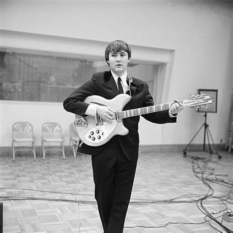 David Crosby of The Byrds at a recording session in Los Angeles ...
