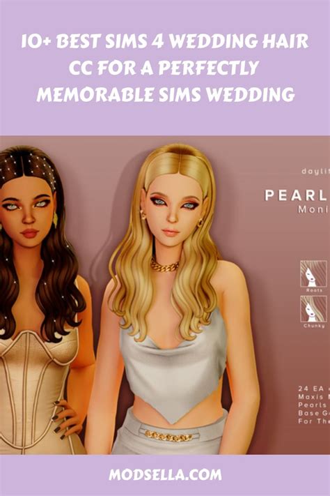 10+ Best Sims 4 Wedding Hair CC for a Perfectly Memorable Sims Wedding ...