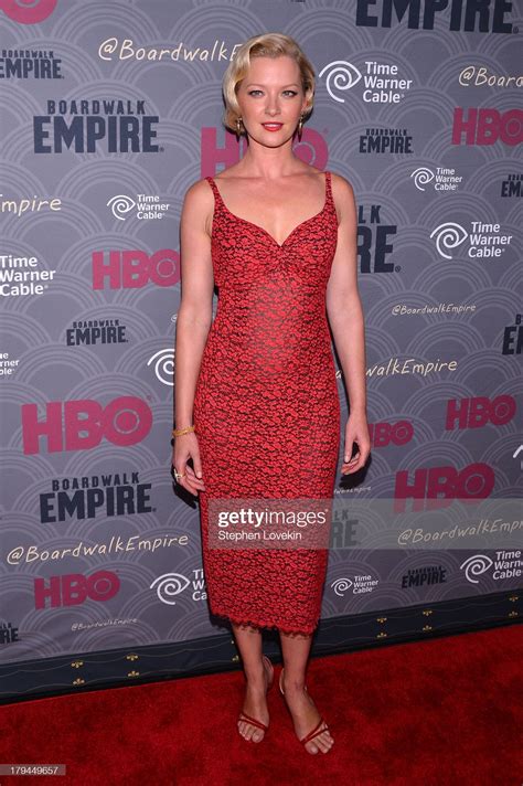 Actress Gretchen Mol attends the "Boardwalk Empire" season four New