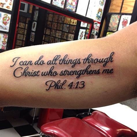 Faith Bible Quotes Tattoos