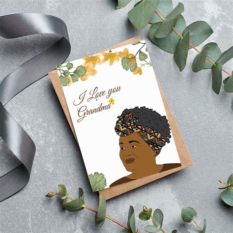 Black Grandma/Great-Grandma Card | Wakuda