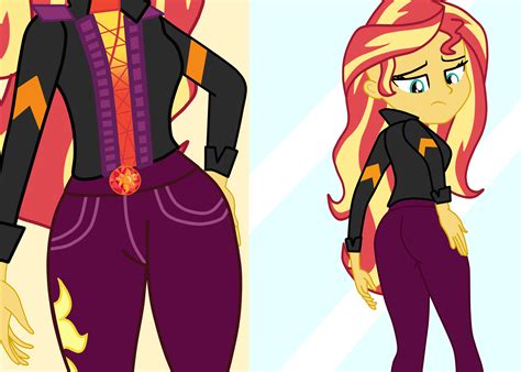 Sunset Shimmer festival butt by gmaplay on DeviantArt