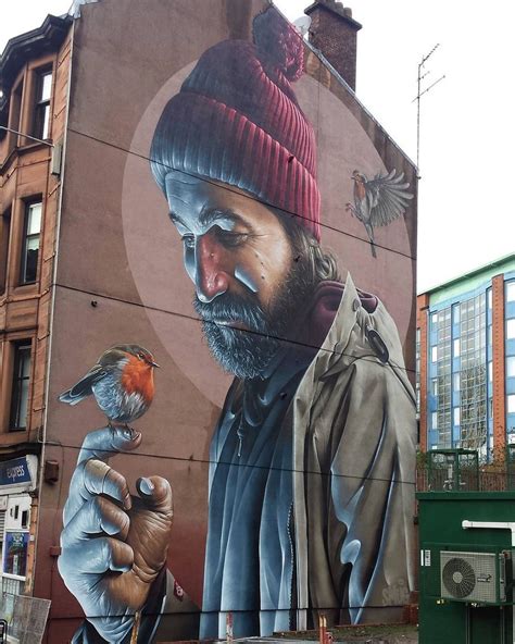 A Photorealistic Mural by 'Smug' on the Streets of Glasgow — Colossal ...