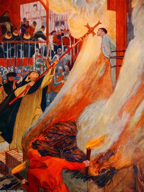 Joan Of Arc Burned At The Stake