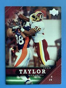 Sean Taylor Upper Deck Rookie Card | eBay