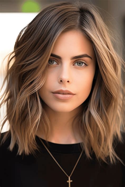 stunning medium length layered haircuts trending   medium