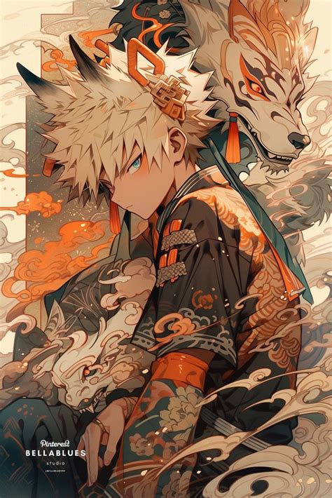 Bakugou's Stylish Black Houri - Anime Fashion